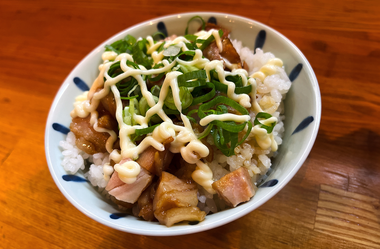 豊岡市のラーメン屋 RAMEN MARCOのチャーシュー丼