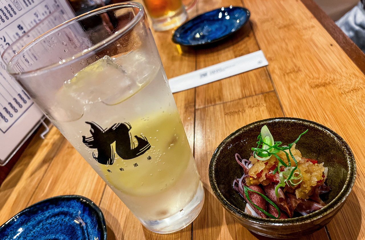晩酌酒場 九 レモンサワー