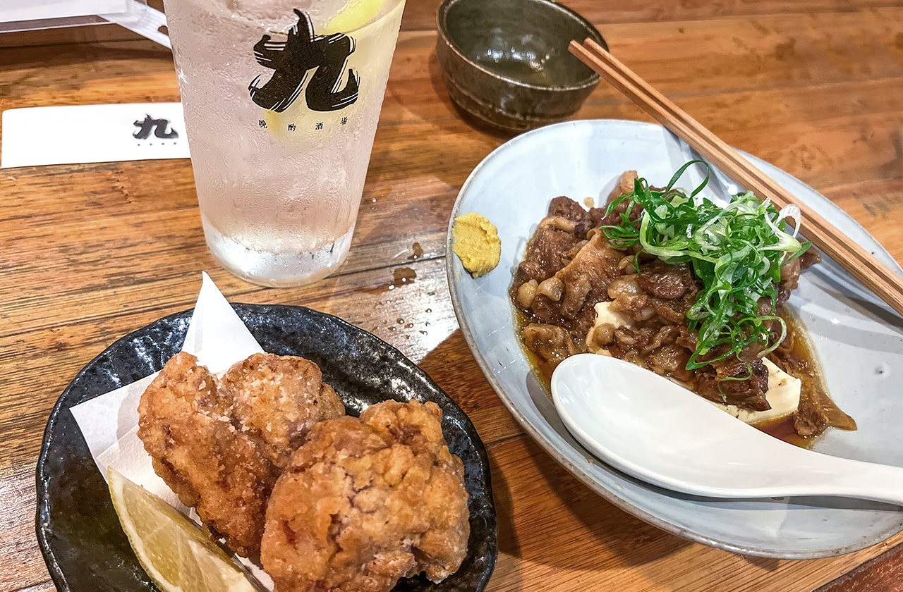 晩酌酒場 九 テッパン3品