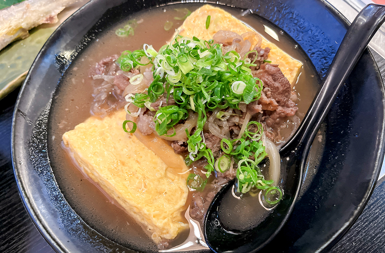 居酒屋カイロのだし巻肉ぶっかけ