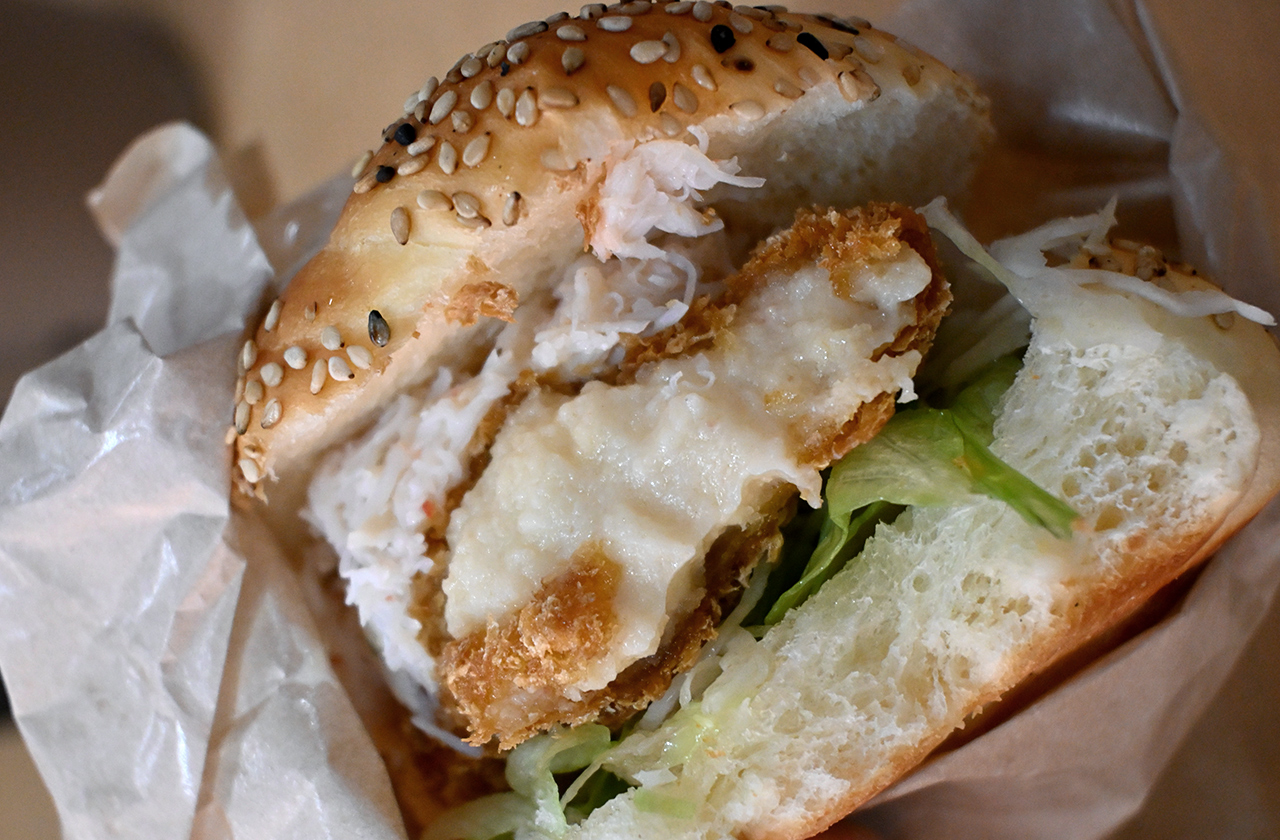 香住ガニバーガー